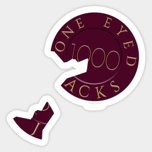 Peaky Apparel | One Eyed Jacks Sticker